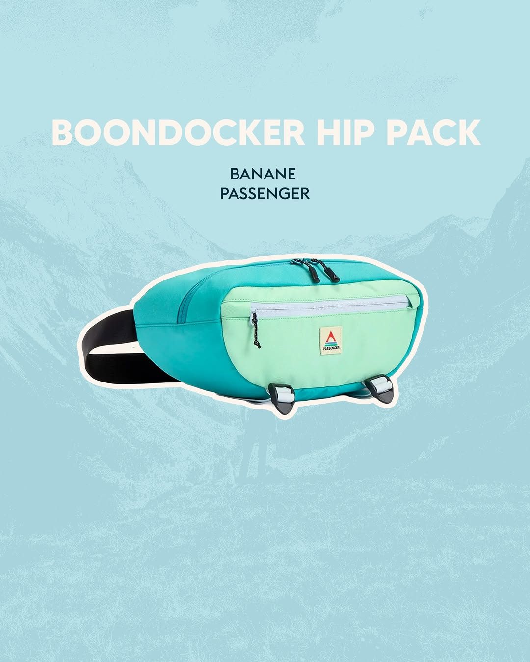 À porter à la taille ou en bandoulière selon l’humeur, le Boondocker Hip Pack de Passenger s’adapte à tout sans se plaindre. 6L en polyester 100% recyclé, et poche cachée dans le dos